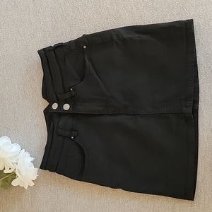 PacSun Black Denim Mini Skirt